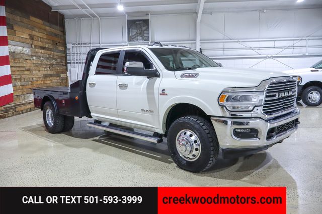 2022 Ram 3500 FLATBED Laramie 4x4 Dually Cummins Diesel LowMiles