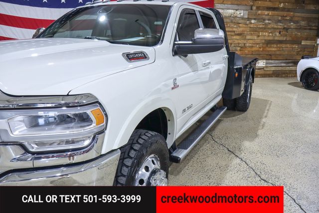 2022 Ram 3500 FLATBED Laramie 4x4 Dually Cummins Diesel LowMiles