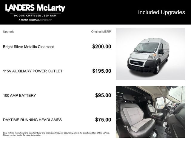 2022 Ram ProMaster 3500 159 WB