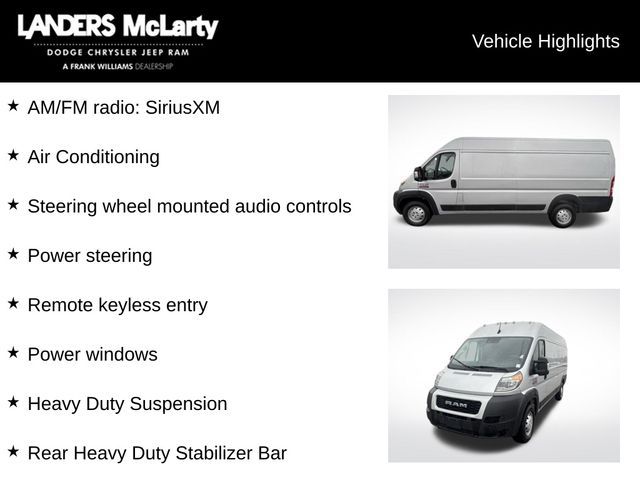 2022 Ram ProMaster 3500 159 WB