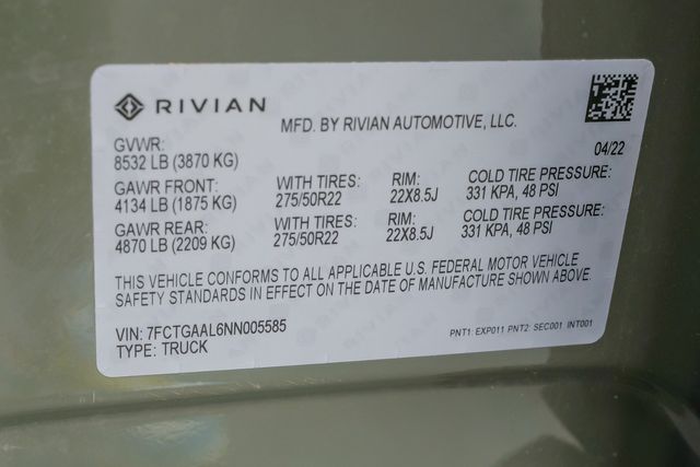 2022 Rivian R1T Launch Edition AWD / CLEAN CARFAX / LOADED | Austin, TX | Rocky Mountain Truck Stop Austin 2022 Rivian R1T Launch Edition AWD / CLEAN CARFAX / LOADED | Austin, TX | Rocky Mountain Truck Stop Austin