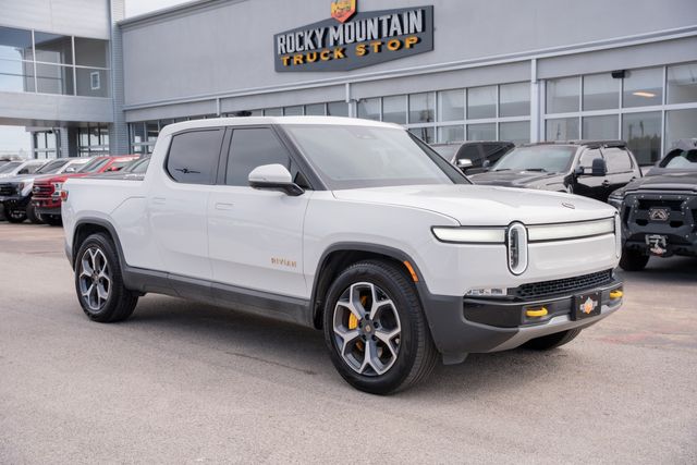 2022 Rivian R1T Adventure CREW CAB AWD / LOADED / GLACIER WHITE | Dallas, TX | Rocky Mountain Truck Stop Dallas 2022 Rivian R1T Adventure CREW CAB AWD / LOADED / GLACIER WHITE | Dallas, TX | Rocky Mountain Truck Stop Dallas