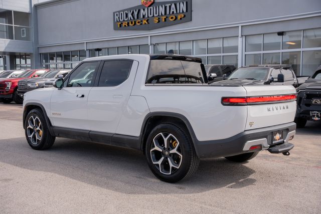 2022 Rivian R1T Adventure CREW CAB AWD / LOADED / GLACIER WHITE | Dallas, TX | Rocky Mountain Truck Stop Dallas 2022 Rivian R1T Adventure CREW CAB AWD / LOADED / GLACIER WHITE | Dallas, TX | Rocky Mountain Truck Stop Dallas