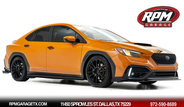 2022 Subaru WRX with Many Upgrades in Rare Solar Orange Pearl