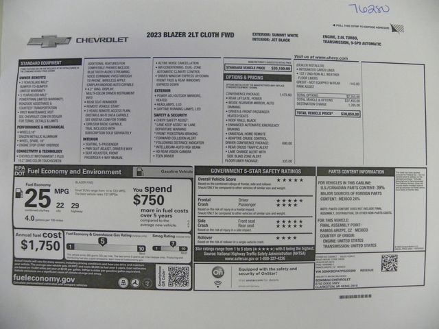 2023 Chevrolet Blazer LT 2023 Chevrolet Blazer LT