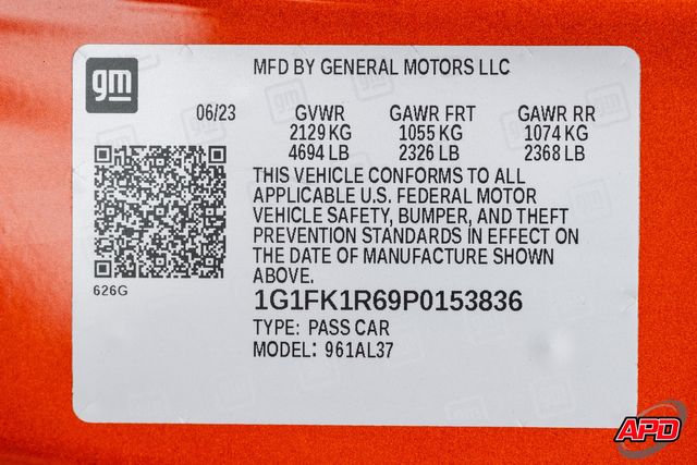 2023 Chevrolet Camaro ZL1 2023 Chevrolet Camaro ZL1