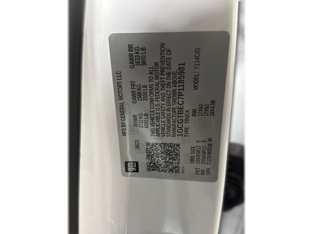 2023 Chevrolet COLORADO Work Truck 2023 Chevrolet COLORADO Work Truck