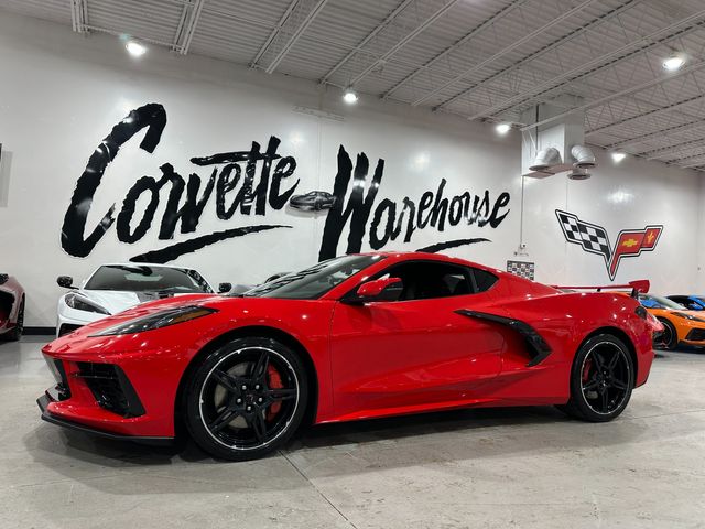 2023 Chevrolet Corvette Coupe Z51, FE4, AE4, HW, Suede, Red Belts, 21k | Dallas, Texas | Corvette Warehouse 