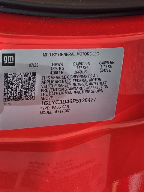 2023 Chevrolet Corvette Stingray 2023 Chevrolet Corvette Stingray