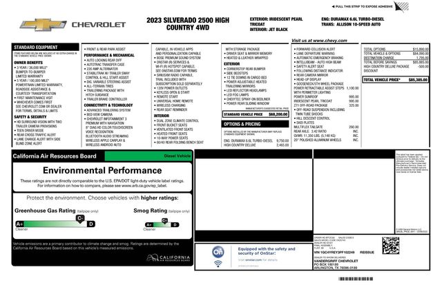 2023 Chevrolet Silverado 2500HD High Country 2023 Chevrolet Silverado 2500HD High Country