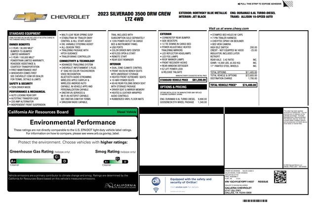 2023 Chevrolet Silverado 3500HD LTZ 2023 Chevrolet Silverado 3500HD LTZ
