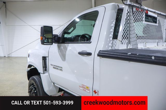 2023 Chevrolet Silverado 6500HD Utility Flatbed Boxes 4x4 Dually Diesel 1 Owner