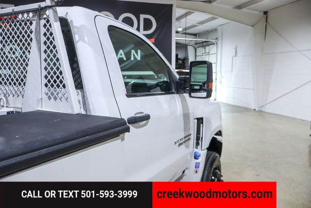 2023 Chevrolet Silverado 6500HD Utility Flatbed Boxes 4x4 Dually Diesel 1 Owner