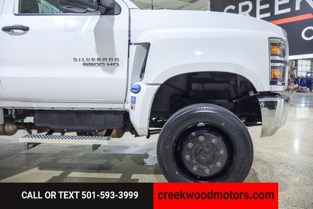 2023 Chevrolet Silverado 6500HD Utility Flatbed Boxes 4x4 Dually Diesel 1 Owner