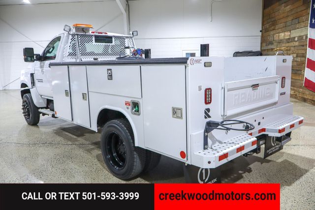 2023 Chevrolet Silverado 6500HD Utility Flatbed Boxes 4x4 Dually Diesel 1 Owner