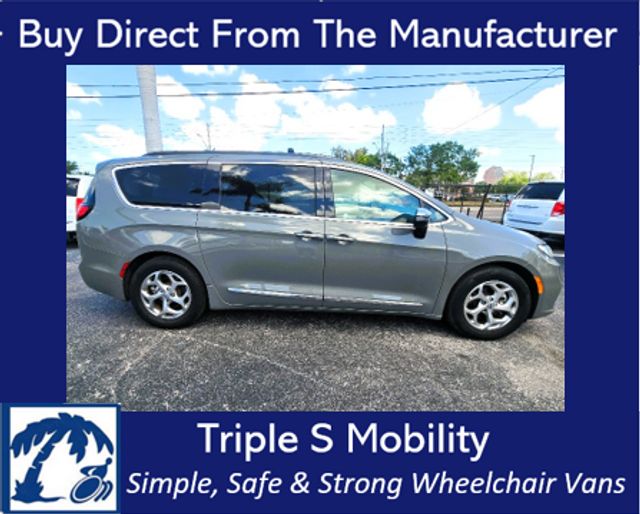 2023 Chrysler Pacifica Limited Wheelchair Van Handicap Ramp Van  | Pinellas Park, Florida | Triple S Mobility, Inc