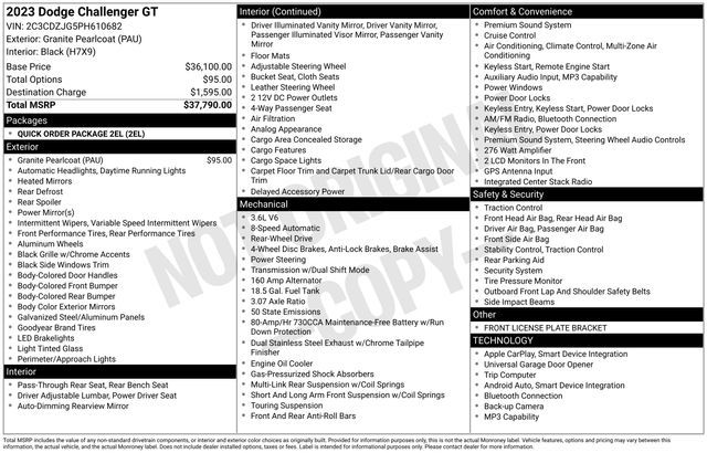 2023 Dodge Challenger GT