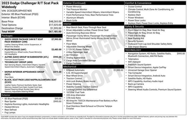 2023 Dodge Challenger R/T Scat Pack