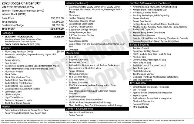 2023 Dodge Charger SXT