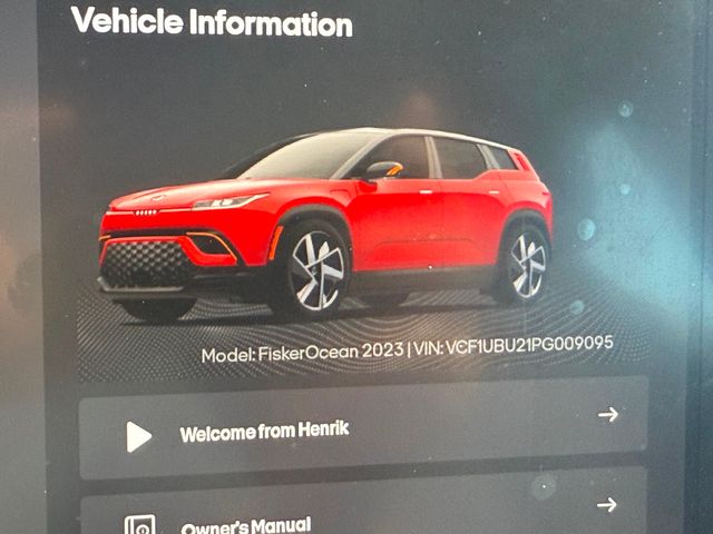 2023 Fisker Ocean FISKER OCEAN ULTRA LOADED 2.2 SOFTWARE CARFAX CERT | Plant City, FL | psv5 DEMO - Bayshore Automotive 2023 Fisker Ocean FISKER OCEAN ULTRA LOADED 2.2 SOFTWARE CARFAX CERT | Plant City, FL | psv5 DEMO - Bayshore Automotive