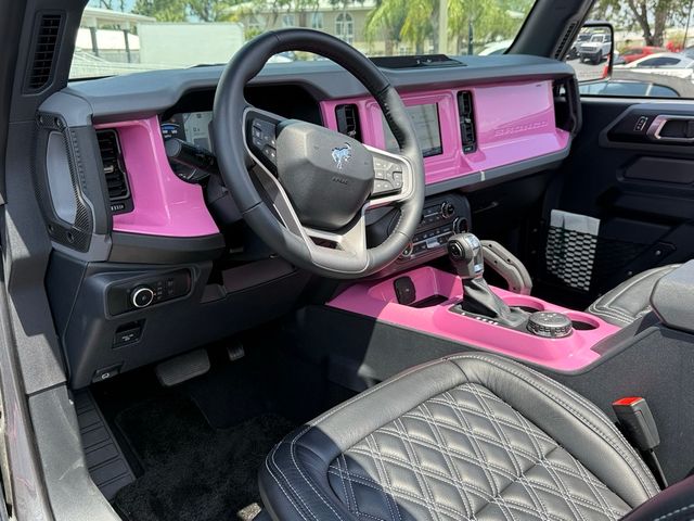 2023 Ford Bronco PINK PEARL BAYSHORE BRONCO LIFTED LEATHER HARDTOP | Plant City, FL | psv5 DEMO - Bayshore Automotive 2023 Ford Bronco PINK PEARL BAYSHORE BRONCO LIFTED LEATHER HARDTOP | Plant City, FL | psv5 DEMO - Bayshore Automotive