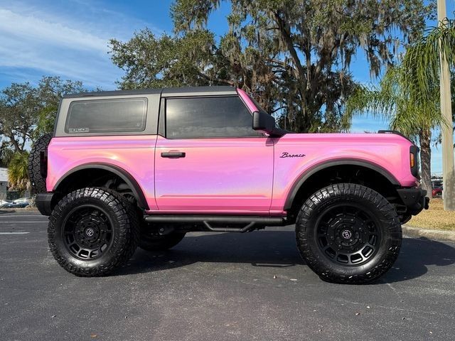 2023 Ford Bronco PINK PEARL BAYSHORE BRONCO LIFTED LEATHER HARDTOP | Plant City, FL | psv5 DEMO - Bayshore Automotive 2023 Ford Bronco PINK PEARL BAYSHORE BRONCO LIFTED LEATHER HARDTOP | Plant City, FL | psv5 DEMO - Bayshore Automotive