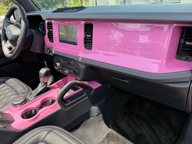2023 Ford Bronco PINK PEARL BAYSHORE BRONCO LIFTED LEATHER HARDTOP | Plant City, FL | psv5 DEMO - Bayshore Automotive 2023 Ford Bronco PINK PEARL BAYSHORE BRONCO LIFTED LEATHER HARDTOP | Plant City, FL | psv5 DEMO - Bayshore Automotive