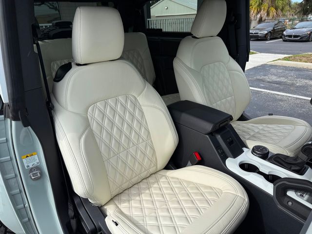 2023 Ford Bronco BAYSHORE RETRO CACTUS WHITE LEATHER LIFTED LOADED | Plant City, FL | psv5 DEMO - Bayshore Automotive