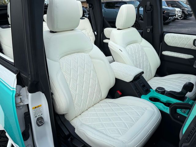 2023 Ford Bronco BAYSHORE SEAFOAM RETRO 2-TONE LEAATHER LIFTED | Plant City, FL | psv5 DEMO - Bayshore Automotive