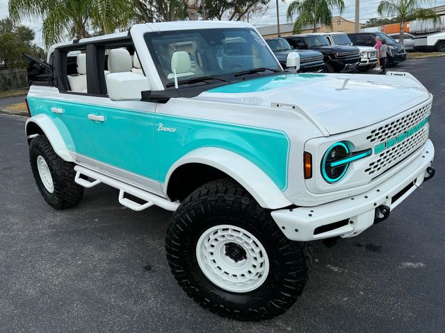 2023 Ford Bronco BAYSHORE SEAFOAM RETRO 2-TONE LEAATHER LIFTED | Plant City, FL | psv5 DEMO - Bayshore Automotive