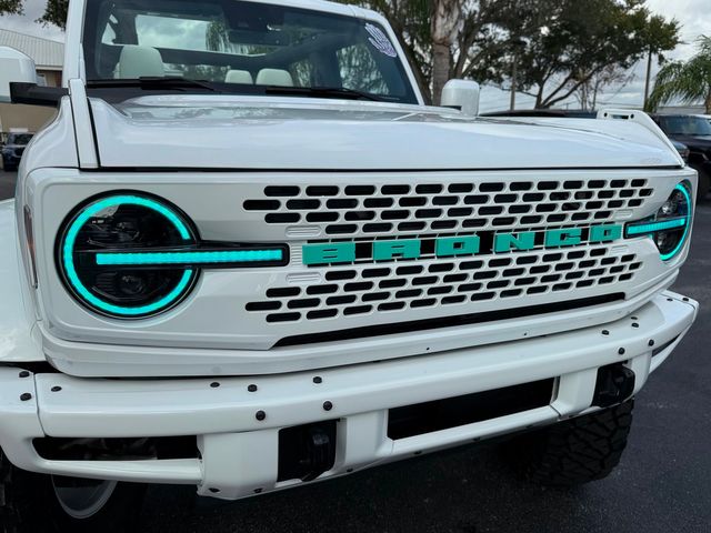 2023 Ford Bronco BAYSHORE SEAFOAM RETRO 2-TONE LEAATHER LIFTED | Plant City, FL | psv5 DEMO - Bayshore Automotive
