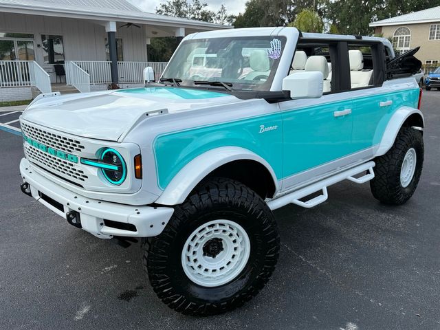 2023 Ford Bronco BAYSHORE SEAFOAM RETRO 2-TONE LEAATHER LIFTED | Plant City, FL | psv5 DEMO - Bayshore Automotive 2023 Ford Bronco BAYSHORE SEAFOAM RETRO 2-TONE LEAATHER LIFTED | Plant City, FL | psv5 DEMO - Bayshore Automotive