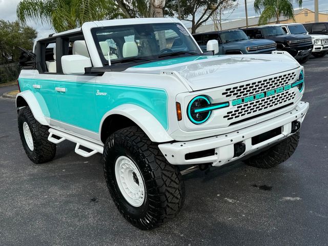 2023 Ford Bronco BAYSHORE SEAFOAM RETRO 2-TONE LEAATHER LIFTED | Plant City, FL | psv5 DEMO - Bayshore Automotive