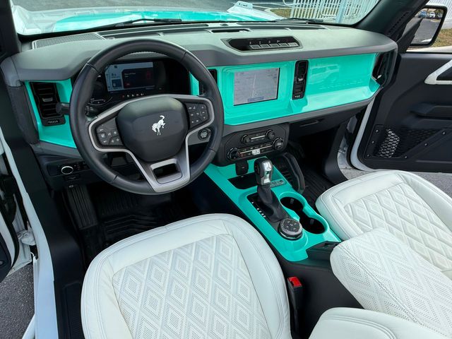 2023 Ford Bronco BAYSHORE SEAFOAM RETRO 2-TONE LEAATHER LIFTED | Plant City, FL | psv5 DEMO - Bayshore Automotive