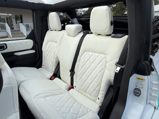 2023 Ford Bronco BAYSHORE SEAFOAM RETRO 2-TONE LEAATHER LIFTED | Plant City, FL | psv5 DEMO - Bayshore Automotive 2023 Ford Bronco BAYSHORE SEAFOAM RETRO 2-TONE LEAATHER LIFTED | Plant City, FL | psv5 DEMO - Bayshore Automotive