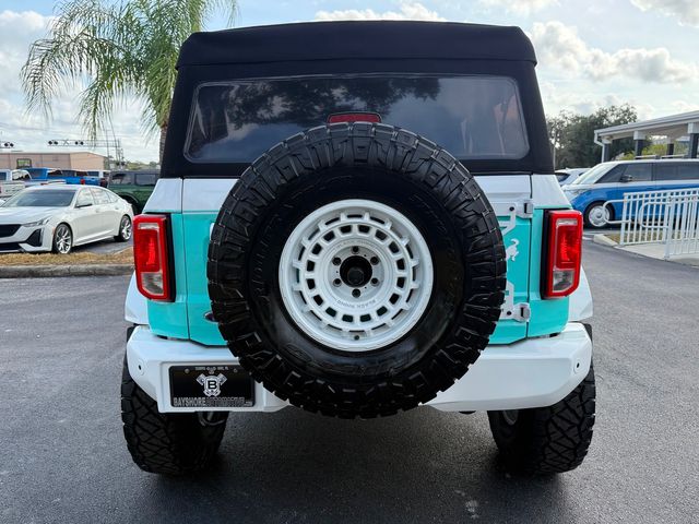 2023 Ford Bronco BAYSHORE SEAFOAM RETRO 2-TONE LEAATHER LIFTED | Plant City, FL | psv5 DEMO - Bayshore Automotive