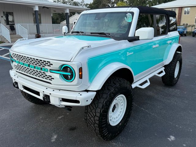 2023 Ford Bronco BAYSHORE SEAFOAM RETRO 2-TONE LEAATHER LIFTED | Plant City, FL | psv5 DEMO - Bayshore Automotive