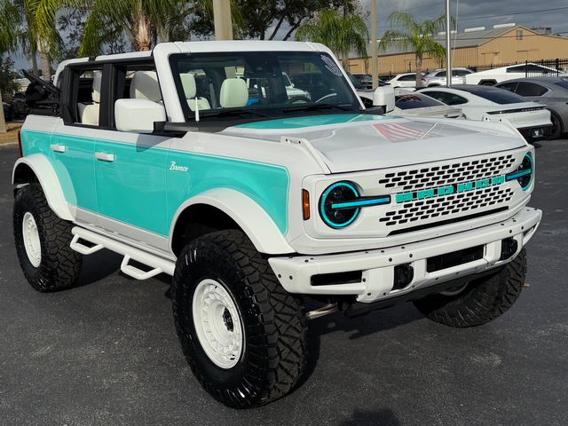 2023 Ford Bronco BAYSHORE SEAFOAM RETRO 2-TONE LEAATHER LIFTED | Plant City, FL | psv5 DEMO - Bayshore Automotive