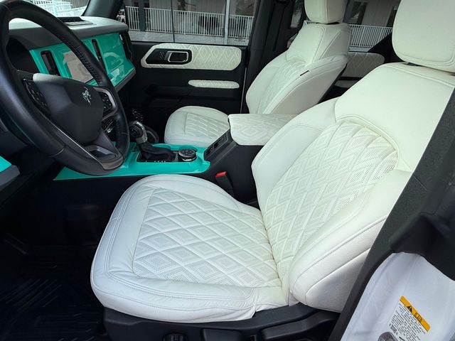 2023 Ford Bronco BAYSHORE SEAFOAM RETRO 2-TONE LEAATHER LIFTED | Plant City, FL | psv5 DEMO - Bayshore Automotive