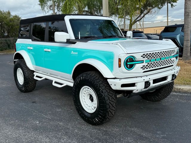 2023 Ford Bronco BAYSHORE SEAFOAM RETRO 2-TONE LEAATHER LIFTED | Plant City, FL | psv5 DEMO - Bayshore Automotive