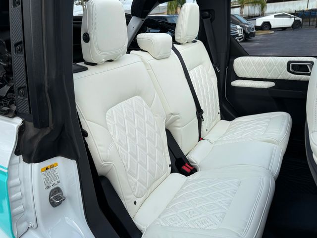 2023 Ford Bronco BAYSHORE SEAFOAM RETRO 2-TONE LEAATHER LIFTED | Plant City, FL | psv5 DEMO - Bayshore Automotive 2023 Ford Bronco BAYSHORE SEAFOAM RETRO 2-TONE LEAATHER LIFTED | Plant City, FL | psv5 DEMO - Bayshore Automotive