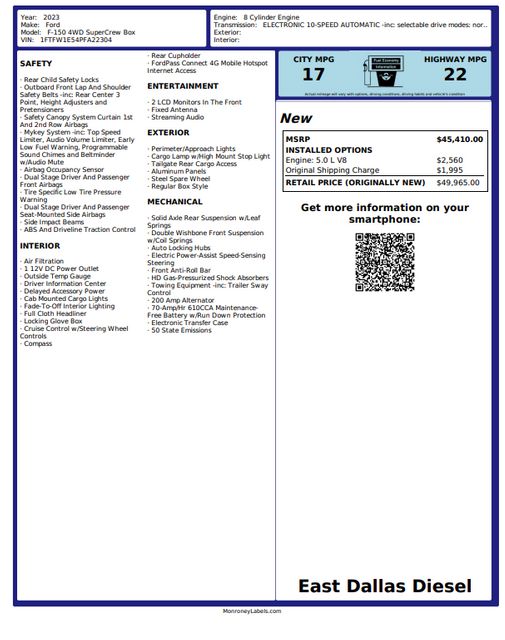 2023 Ford F-150 Platinum | Dallas, TX | East Dallas Diesel 2023 Ford F-150 Platinum | Dallas, TX | East Dallas Diesel