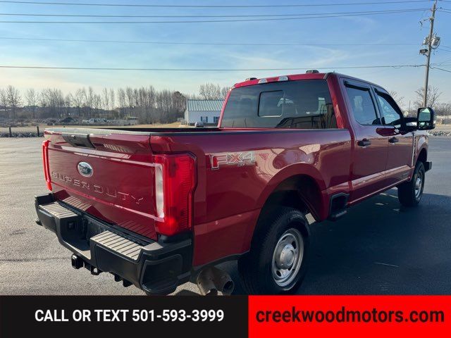 2023 Ford F-250 Super Duty XLT 4x4 Crew Cab Diesel 1 Owner Red Financing