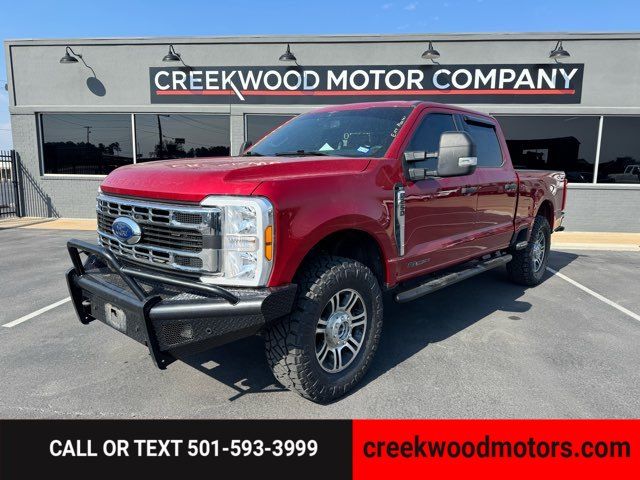 2023 Ford F-250 Super Duty FX4 4x4 Crew Cab Diesel 1 Owner Red LEVELED 37s in Searcy, AR 72143