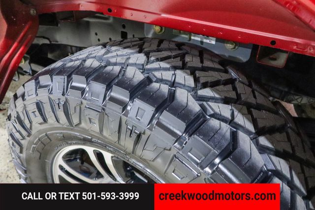 2023 Ford F-250 Super Duty FX4 4x4 Crew Cab Diesel 1 Owner Red LEVELED 37s