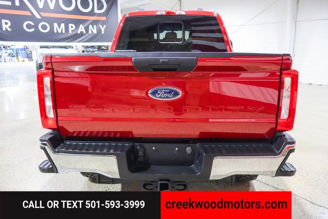 2023 Ford F-250 Super Duty FX4 4x4 Crew Cab Diesel 1 Owner Red LEVELED 37s