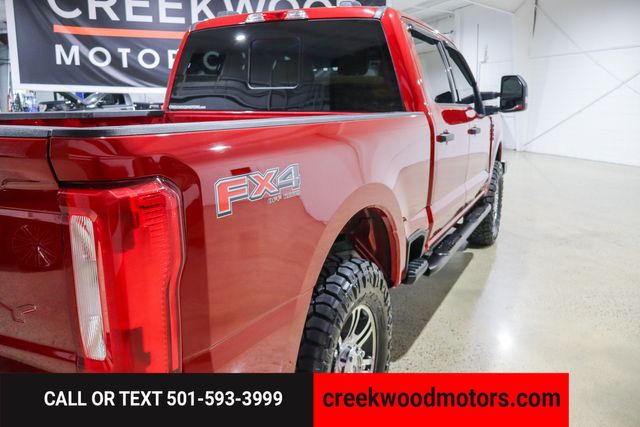 2023 Ford F-250 Super Duty FX4 4x4 Crew Cab Diesel 1 Owner Red LEVELED 37s 2023 Ford F-250 Super Duty FX4 4x4 Crew Cab Diesel 1 Owner Red LEVELED 37s