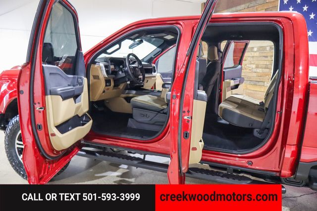 2023 Ford F-250 Super Duty FX4 4x4 Crew Cab Diesel 1 Owner Red LEVELED 37s