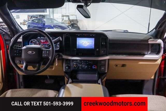 2023 Ford F-250 Super Duty FX4 4x4 Crew Cab Diesel 1 Owner Red LEVELED 37s