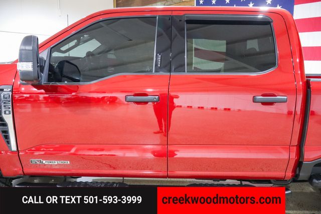 2023 Ford F-250 Super Duty FX4 4x4 Crew Cab Diesel 1 Owner Red LEVELED 37s